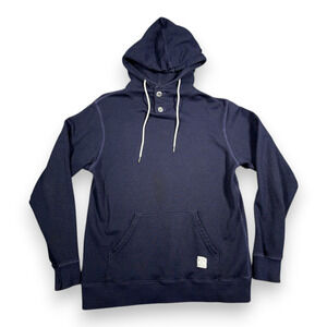 Iron And Resin Sweater Adult MEDIUM Blue Sweatshirt Hoodie Pullover USA